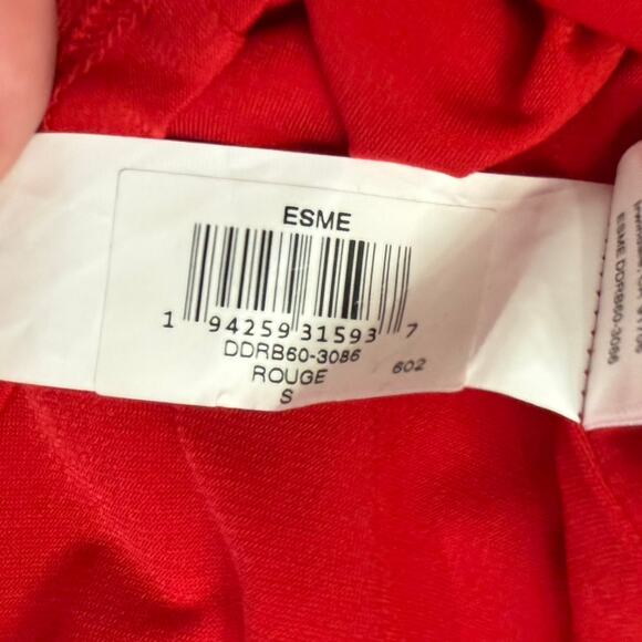 Dress the Population Sammie Cherry Red Mini Sweetheart Sleeveless Dress size S - Picture 7 of 11